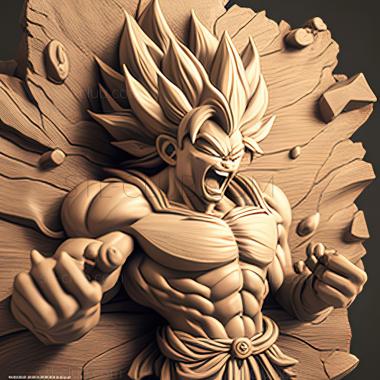 3D model Dragon Pearl Super Broly anime (STL)